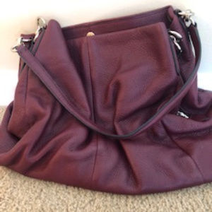 Coach Hobo Wine Color Purse